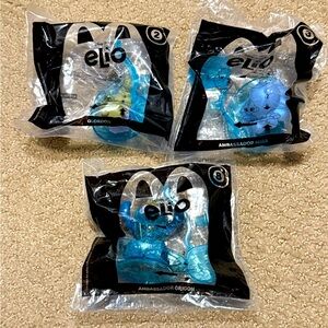 New. Disney Pixar Elio McDonald’s happy meal toys. Set of 3